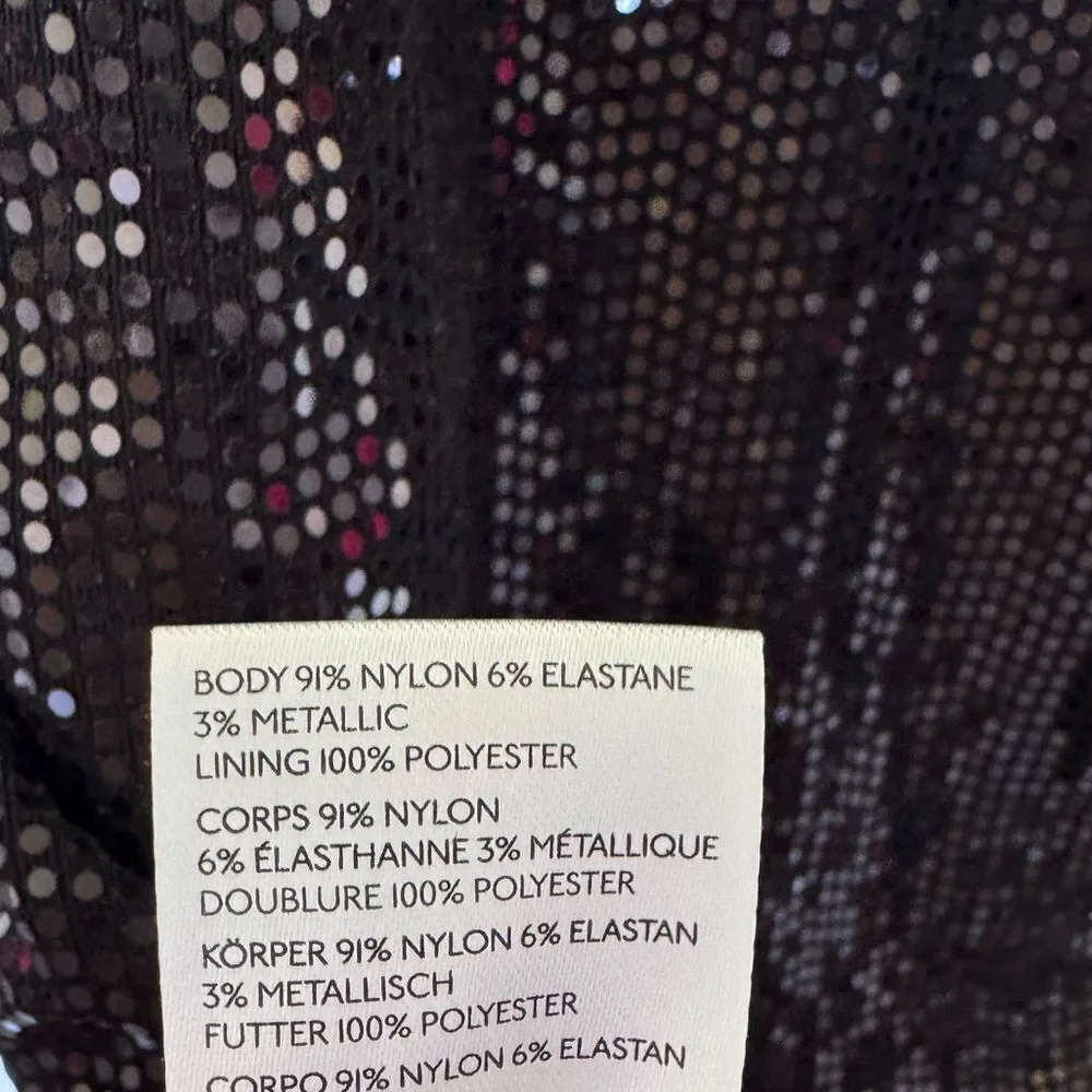 NWT Urban Outfitters Dua Cowl Neck Sequin Mini Dress XS